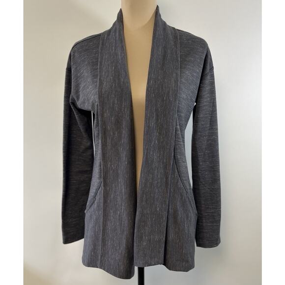 Kuhl Jackets & Blazers - Kuhl Jacket Women Small Oversized Dark Heather Gray Sweater Outdoors Hiking Camp